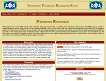 Tablet Screenshot of palindromicrheumatism.org